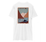 Image of Atoll Board Co Men's premium heavyweight tee with Atoll Campsite Graphic - White, L - White,L A9AFD60D
