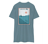 Image of Atoll Board Co Men's premium heavyweight tee with Atoll Harbor Paddle Graphic - Agave, L - Agave,L C54D38AF