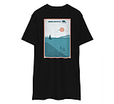Image of Atoll Board Co Men's premium heavyweight tee with Atoll Harbor Paddle Graphic - Black, L - Black,L 85FD63D7