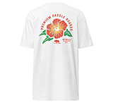 Image of Atoll Board Co Men's Premium Heavyweight Tee with Atoll Island Flower Graphic - Black, L - Black,L D9A456D0