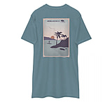 Image of Atoll Board Co Men's premium heavyweight tee with Atoll Island Paddle Graphic - Agave, 3XL - Agave,3XL 990B35A9