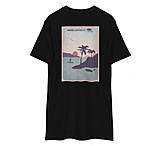 Image of Atoll Board Co Men's premium heavyweight tee with Atoll Island Paddle Graphic - Black, 3XL - Black,3XL D4E955B1