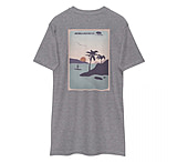 Image of Atoll Board Co Men's premium heavyweight tee with Atoll Island Paddle Graphic - Carbon Grey, L - Carbon Grey,L 6454E868