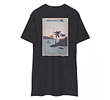 Image of Atoll Board Co Men's premium heavyweight tee with Atoll Island Paddle Graphic - Charcoal Heather, L - Charcoal Heather,L E11AFF63