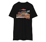 Image of Atoll Board Co Men's premium heavyweight tee with Atoll Volcano Graphic - Black, M - Black,M 514525B1