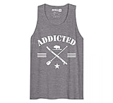 Image of Atoll Board Co Men's premium tank top with Addicted to Paddle Boarding Graphic - Athletic Heather, L - Athletic Heather,L A715AFB9