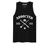 Image of Atoll Board Co Men's premium tank top with Addicted to Paddle Boarding Graphic - Black, XL - Black,XL 82778FDD