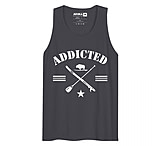 Image of Atoll Board Co Men's premium tank top with Addicted to Paddle Boarding Graphic - Navy, M - Navy,M 0770EEE1