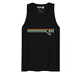 Image of Atoll Board Co Men's premium tank top with Atoll Fin Graphic - Black, L - Black,L 351F7270