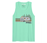 Image of Atoll Board Co Men's premium tank top with Atoll SUP Camp Graphic - Mint, M - Mint,M 81948488