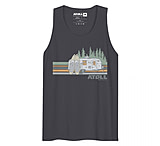 Image of Atoll Board Co Men's premium tank top with Atoll SUP Camp Graphic - Navy, 3XL - Navy,3XL 5963B841