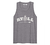 Image of Atoll Board Co Men's premium tank top with Atoll Vibes Pineapple Graphic - Athletic Heather, L - Athletic Heather,L 9F73964A
