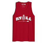 Image of Atoll Board Co Men's premium tank top with Atoll Vibes Pineapple Graphic - Red, XL - Red,XL 4754B699