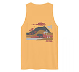 Image of Atoll Board Co Men's premium tank-top with Atoll Volcano Grapic - Squash, L - Squash,L 0DB36564