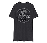 Image of Atoll Board Co Men's Premium Tee with Atoll Skull Island Graphic - Charcoal Heather, 2XL - Charcoal Heather,2XL 164AC953
