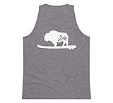 Image of Atoll Board Co Men's Tank Top with Atoll Bison Logo - Athletic Heather, XL - Athletic Heather,XL 9FA23663