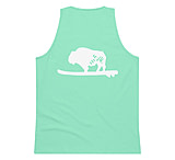 Image of Atoll Board Co Men's Tank Top with Atoll Bison Logo - Mint, S - Mint,S 009D3975