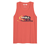 Image of Atoll Board Co Men's Tank Top With Atoll Color Shift Logo - Coral, S - Coral,S 79A3442E