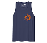 Image of Atoll Board Co Men's Tank Top with Atoll Horizon Graphic - Harbor Blue, S - Harbor Blue,S BA144BA2