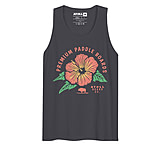 Image of Atoll Board Co Men's Tank Top with Atoll Island Flower Graphic - Navy, 2XL - Navy,2XL 9350C438