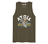 Image of Atoll Board Co Men's Tank Top with Atoll Octopus Design - Military Green, S - Military Green,S 506B4C6D