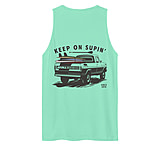 Image of Atoll Board Co Men's Tank Top with Atoll Paddle Board Truck Graphic - Mint, L - Mint,L 24A943BC