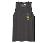 Image of Atoll Board Co Men's Tank Top with Atoll Pineapple Graphic - Charcoal Heather, M - Charcoal Heather,M 8B19606D
