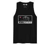 Image of Atoll Board Co Men's Tank Top with Atoll Republic Logo - Black, S - Black,S 1CC32200