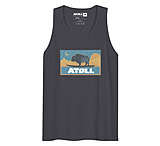 Image of Atoll Board Co Men's Tank Top with Atoll Sunset Logo Night Edition - Navy, 2XL - Navy,2XL 2DC0368D