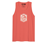 Image of Atoll Board Co Men's Tank Top with Atoll Wave Graphic - Coral, 3XL - Coral,3XL AE26EE48