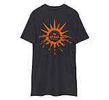 Image of Atoll Board Co Men's Tee with Atoll Horizon Sunset Graphic - Charcoal Heather, L - Charcoal Heather,L 36036039