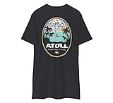 Image of Atoll Board Co Premium Heavyweight Tee with Atoll Calm in Chaos Graphic - Charcoal Heather, L - Charcoal Heather,L 9956A2E6