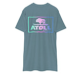 Image of Atoll Board Co Premium Heavyweight Tee with Atoll Color Blend Graphic - Agave, L - Agave,L 337335EA