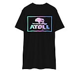 Image of Atoll Board Co Premium Heavyweight Tee with Atoll Color Blend Graphic - Black, 4XL - Black,4XL ED629B1A
