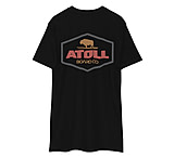 Image of Atoll Board Co Premium Heavyweight Tee with Atoll Dimond Graphic - Black, L - Black,L 2F76A77D