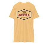 Image of Atoll Board Co Premium Heavyweight Tee with Atoll Dimond Graphic - Vintage Gold, L - Vintage Gold,L E8BDD0CF
