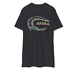Image of Atoll Board Co Premium Heavyweight Tee with Atoll Island Graphic - Charcoal Heather, 4XL - Charcoal Heather,4XL 47EDE51B