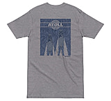 Image of Atoll Board Co Premium Heavyweight Tee with Atoll SUP and Wake Graphic - Carbon Grey, L - Carbon Grey,L 58F2268E