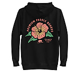 Image of Atoll Board Co Premium Hoodie with Atoll Paddle Board Island Flower Graphic - Black, L - Black,L C57152D7
