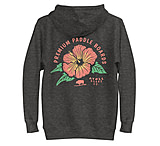 Image of Atoll Board Co Premium Hoodie with Atoll Paddle Board Island Flower Graphic - Charcoal Heather, L - Charcoal Heather,L D6FE01E7