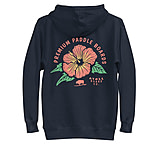 Image of Atoll Board Co Premium Hoodie with Atoll Paddle Board Island Flower Graphic - Navy Blazer, L - Navy Blazer,L E76E4B48