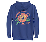 Image of Atoll Board Co Premium Hoodie with Atoll Paddle Board Island Flower Graphic - Team Royal, L - Team Royal,L 677184AC