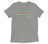 Image of Atoll Board Co Short sleeve t-shirt with Atoll Fin Graphic - Athletic Grey Triblend, 3XL - Athletic Grey Triblend,3XL 88DBA56F