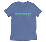 Image of Atoll Board Co Short sleeve t-shirt with Atoll Fin Graphic - Blue Triblend, XL - Blue Triblend,XL AE328A92