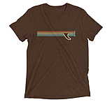 Image of Atoll Board Co Short sleeve t-shirt with Atoll Fin Graphic - Brown Triblend, XS - Brown Triblend,XS 91B92670