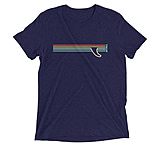 Image of Atoll Board Co Short sleeve t-shirt with Atoll Fin Graphic - Navy Triblend, XS - Navy Triblend,XS 544598FD