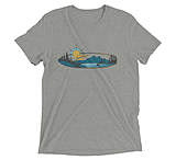 Image of Atoll Board Co Short sleeve t-shirt with Atoll Mountain Lake SUP Graphic - Athletic Grey Triblend, S - Athletic Grey Triblend,S 2F7D3720