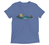 Image of Atoll Board Co Short sleeve t-shirt with Atoll Mountain Lake SUP Graphic - Blue Triblend, L - Blue Triblend,L 43A248C2