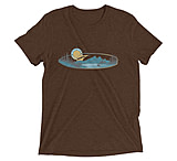 Image of Atoll Board Co Short sleeve t-shirt with Atoll Mountain Lake SUP Graphic - Brown Triblend, XS - Brown Triblend,XS 670F03DF