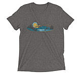 Image of Atoll Board Co Short sleeve t-shirt with Atoll Mountain Lake SUP Graphic - Grey Triblend, L - Grey Triblend,L A9E84741